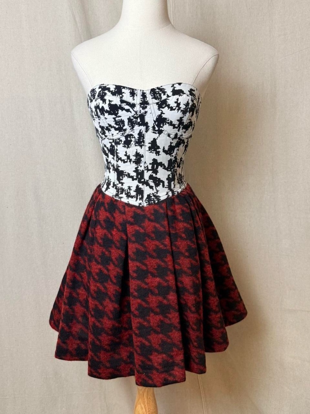 Fit and Flare Wool/Mohair Dress